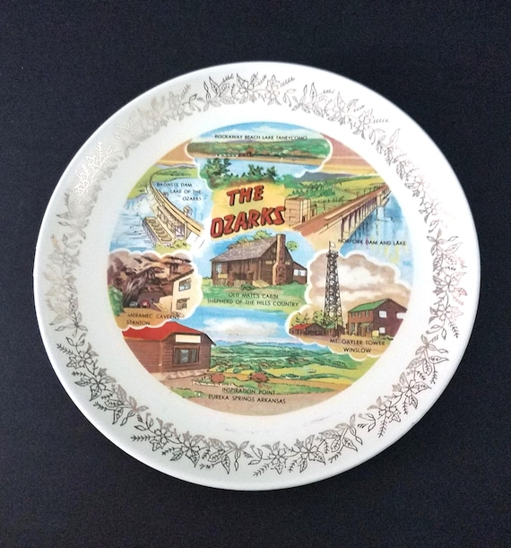 The Ozarks Souvenir Plate