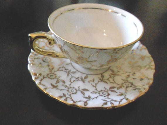 Wolfram Wisau Bavaria Demitasse Cup and Saucer