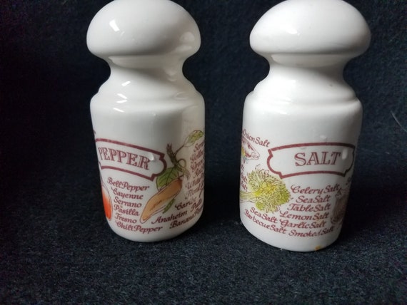 Avon 1980 Salt and Pepper Shakers