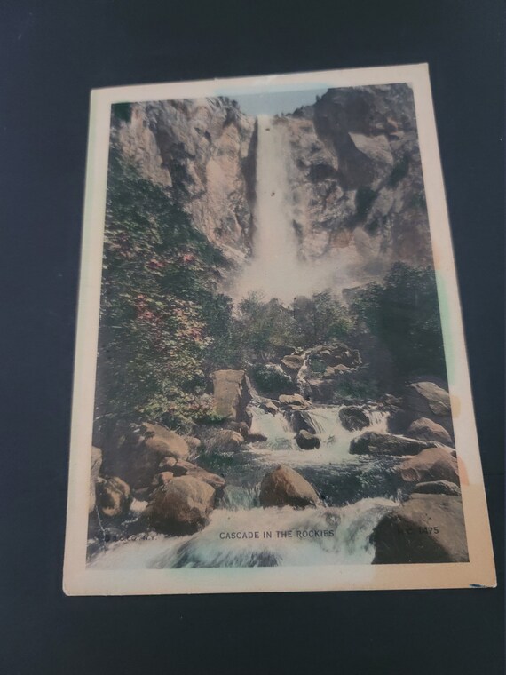 Rockies Waterfall Photograph