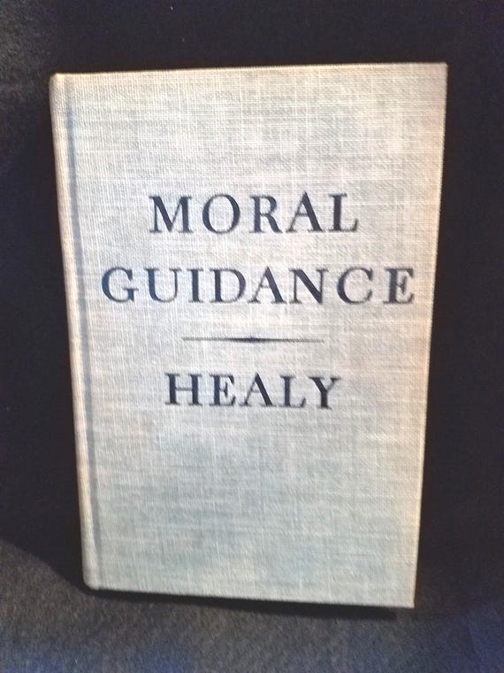 Moral Guidance Vintage Book on Catholicism