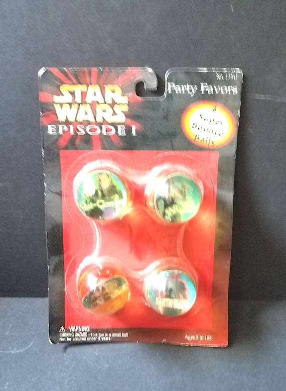 Star Wars Ep 1 Bounce Ball Party Favors 1999