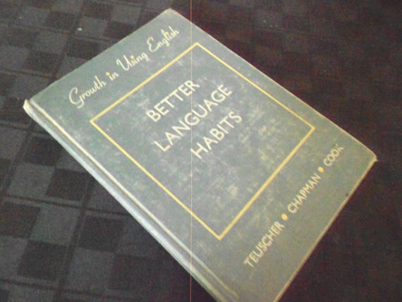 Better Language Habits 1941