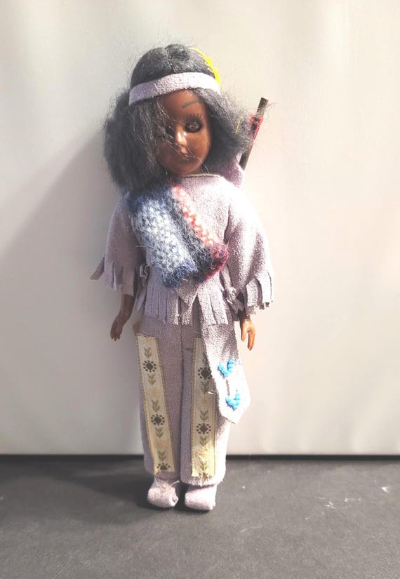 Souvenir Cherokee Doll Signed