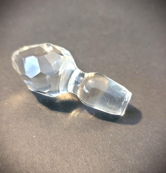 Artichoke Shaped Cut Glass Stopper