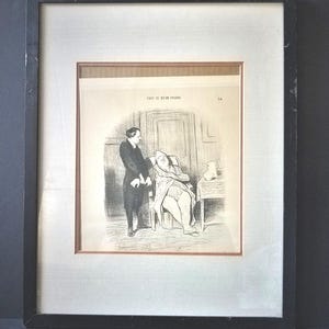Daumier Print Tout Ce Qu&#39;on Voudra