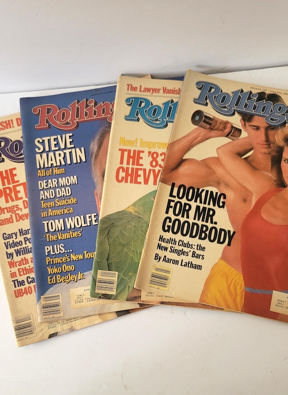 Rolling Stone Magazines 1983/84 Set of 4