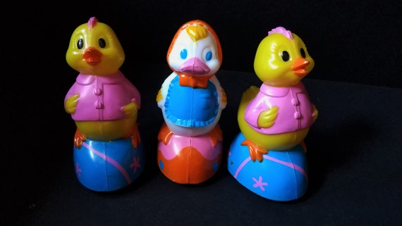 Easter Friction Toys 1970s