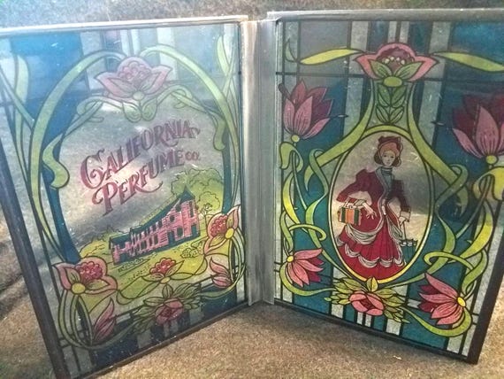 Avon Stained Glass Picture California Perfume