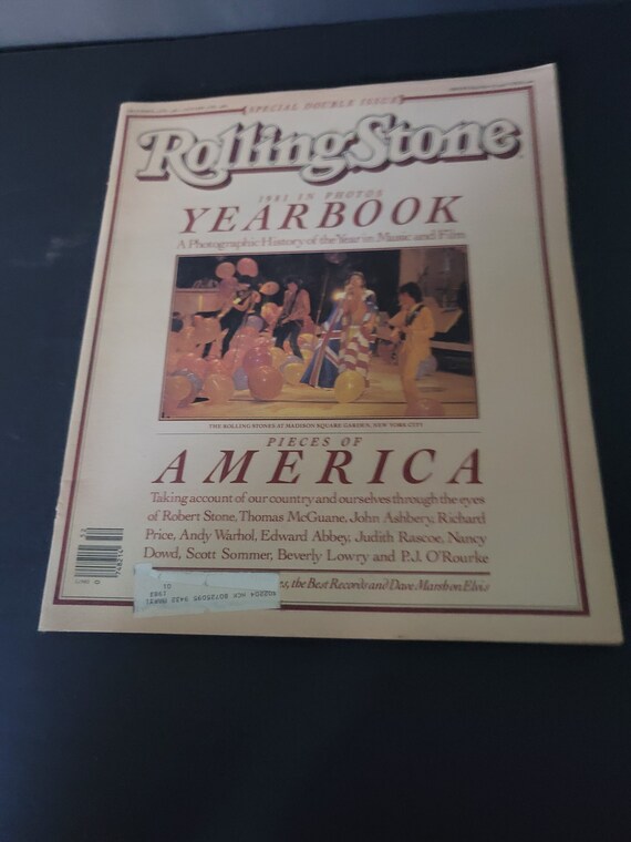 Rolling Stone 1981 Year in Photos Yearbook