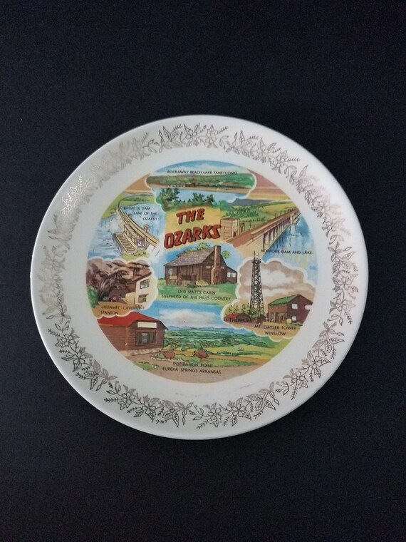 The Ozarks Souvenir Plate