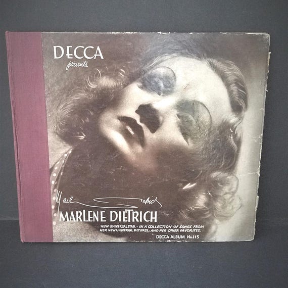 Marlene Dietrich 78 Decca Album No. 115 1940