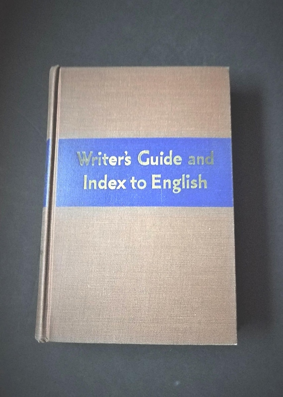 1942 Writer's Guide and Index to English