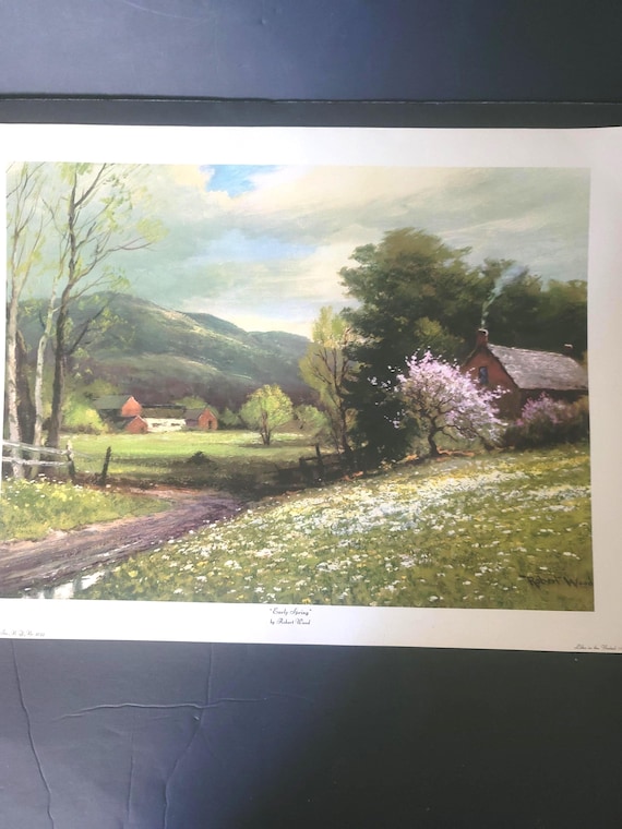 Numbered Robert Wood Lithograph
