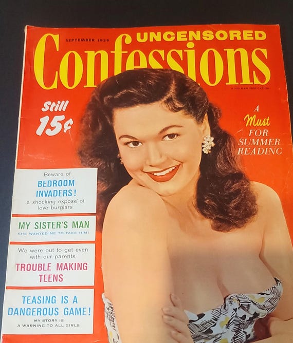 1959 Uncensored Confessions Magazine