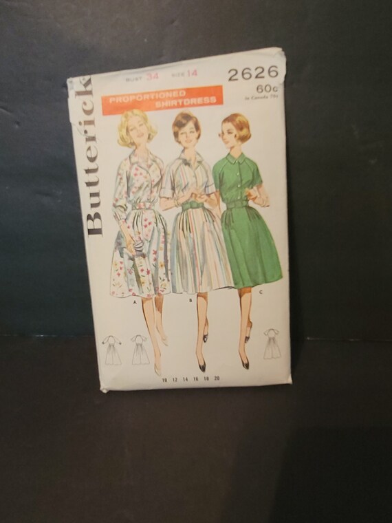1960s Butterwick Pattern 2626