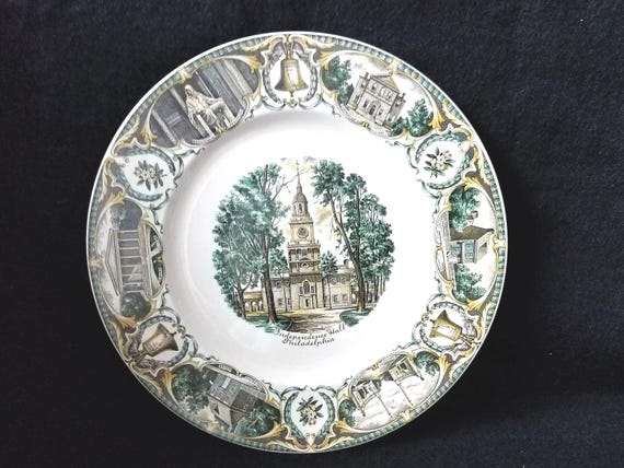 1940s Salem China Independence hall