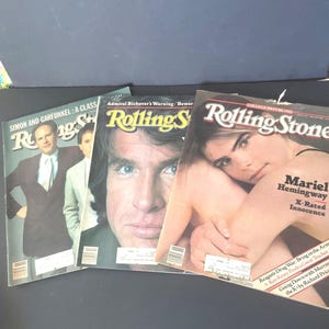 1982 Issues of Rolling Stone Magazine