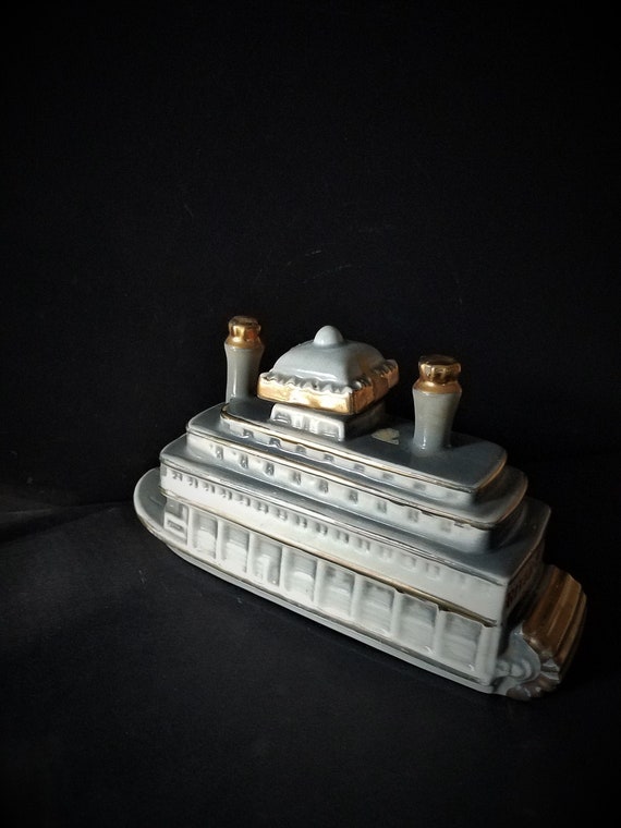 Paul Lux 1968 Liquor Bottle Riverboat