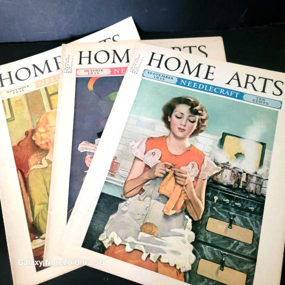 1935 Home Arts Needlecraft Magazines
