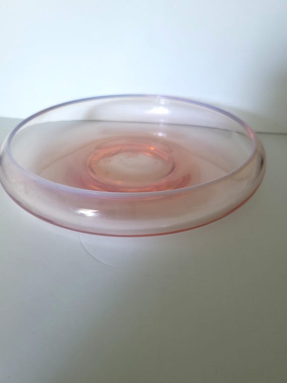 Fostoria Mid Century Modern Seascape Opalescent Pink Bowl