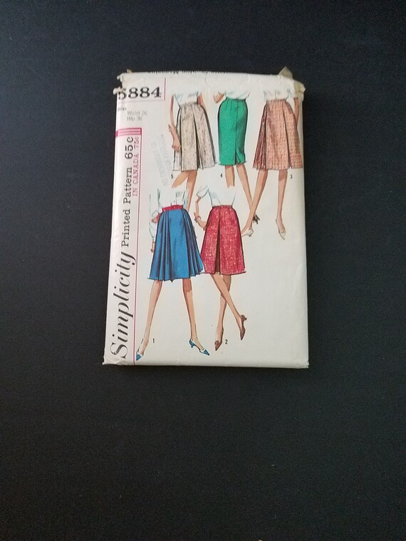 Simplicity 5884 Set of Skirts pattern