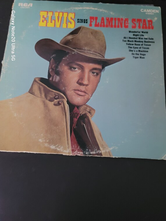 Elvis Sings Flaming Star Vinyl 33 LP