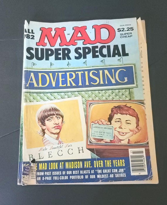1982 Mad Magazine Advertising Special