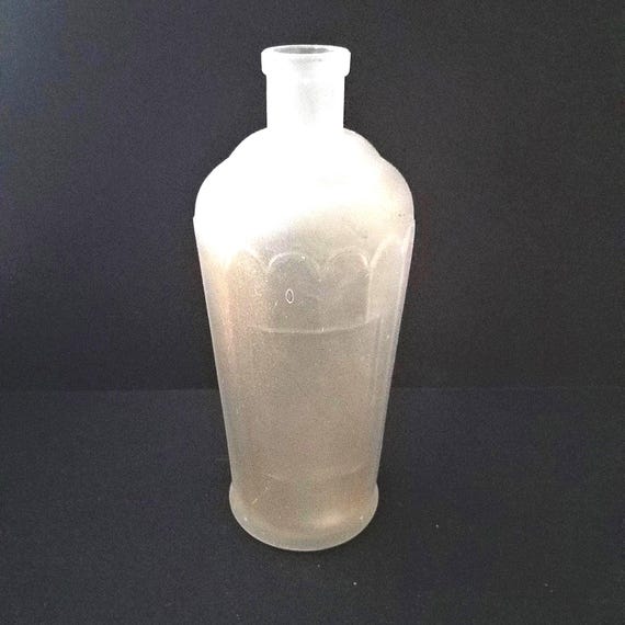 Alabaster Glass Antique Barber Bottle