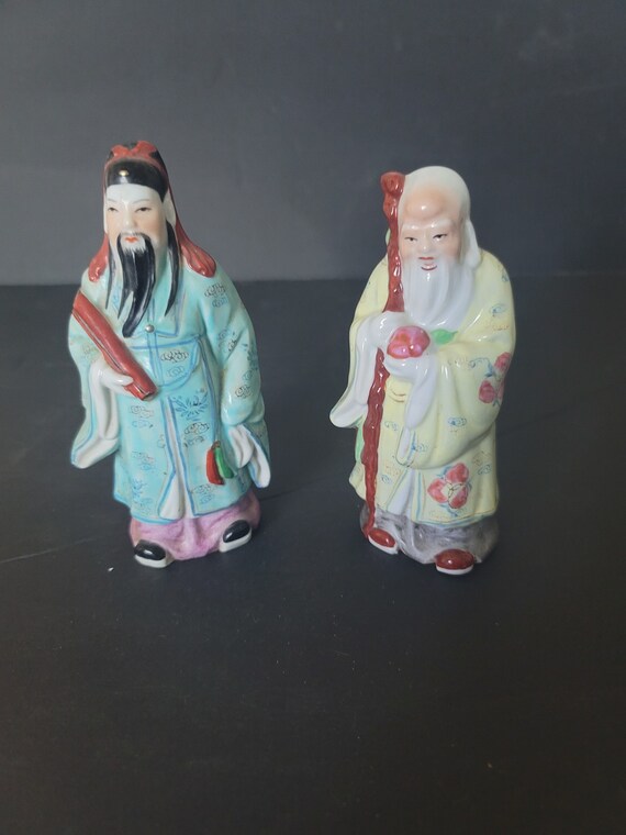 Shou & Fu Chinese Statues