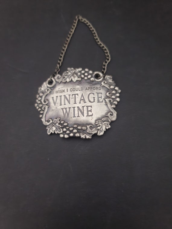 Vintage Wine Tag