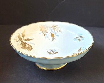 Plato de compota para dulces Aynsley Golden Grace