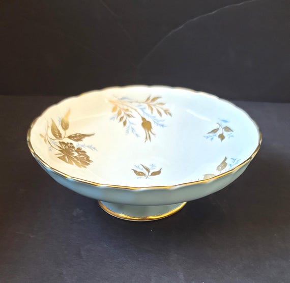 Aynsley Golden Grace Compote Candy Dish