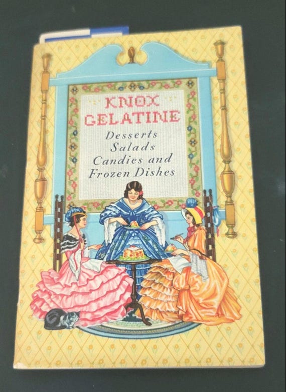 1938 Knox Gelatine Cookbook