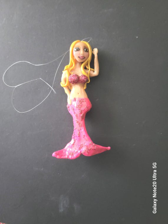 Pinky Blond Mermaid OOAK