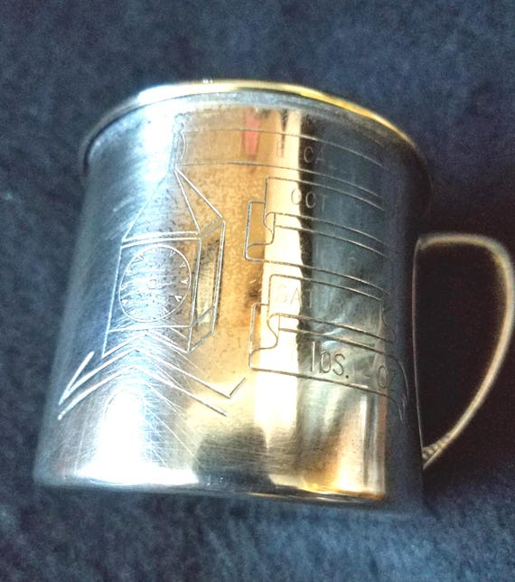 Oneida Silver Baby Cup 1970s