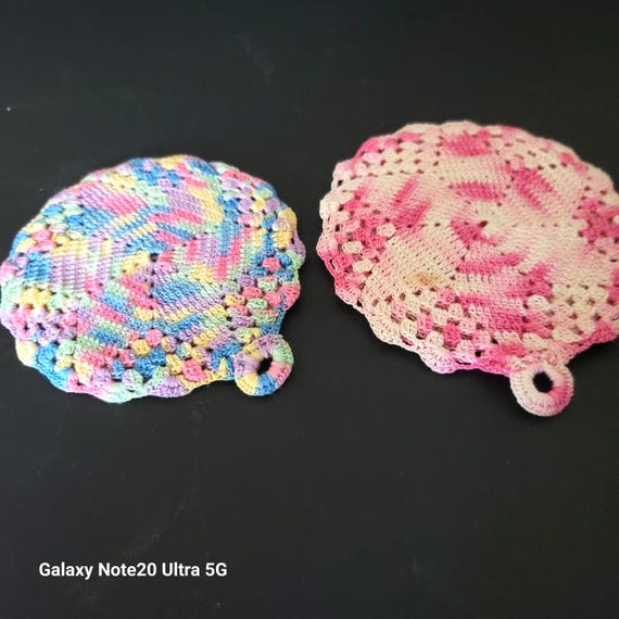 Crocheted Pot Holders 1940s or 50s