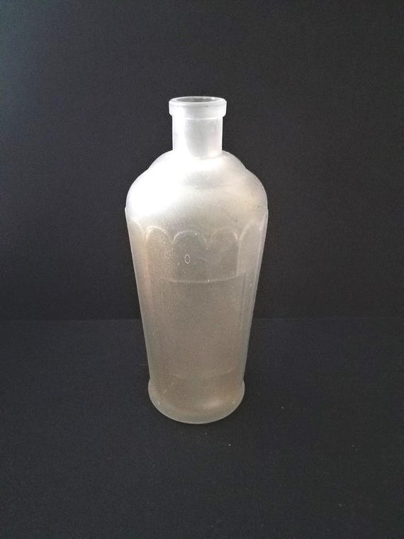 Alabaster Glass Antique Barber Bottle