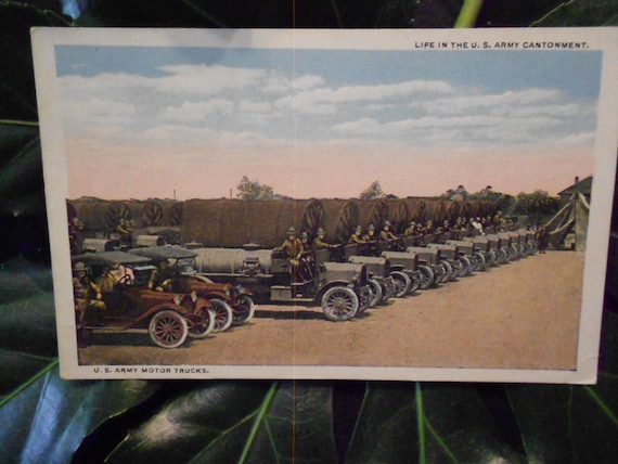 US Army/ Contonment/ Postcard/1918