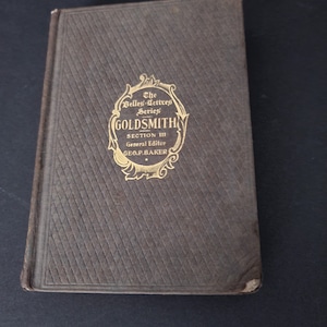 Oliver Goldsmith The Belles Lettres Series Book