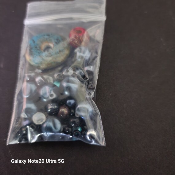 Gunmetal and Black Beads