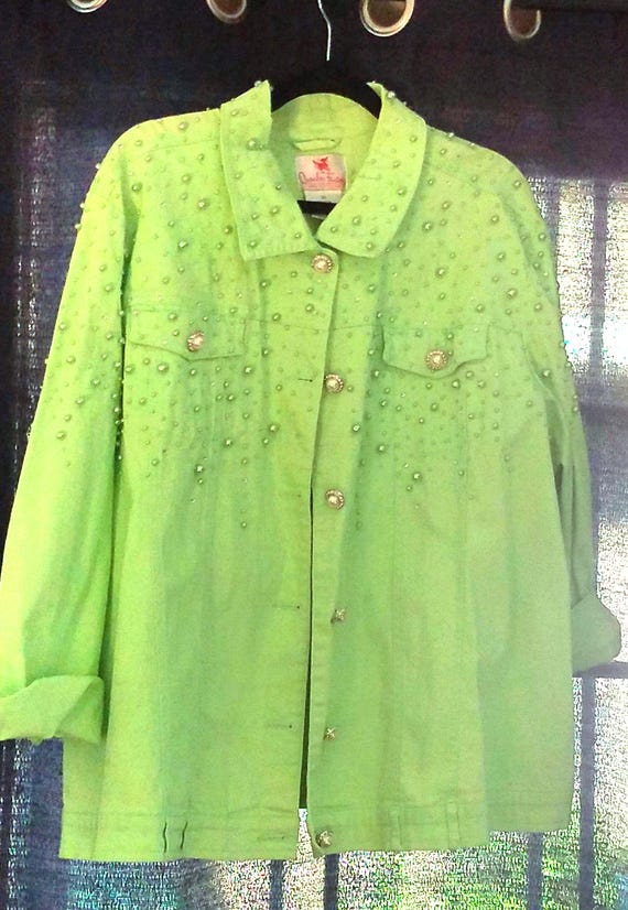 Quacker Factory Denim Jacket size 2XL