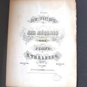 Antique Sheet Music