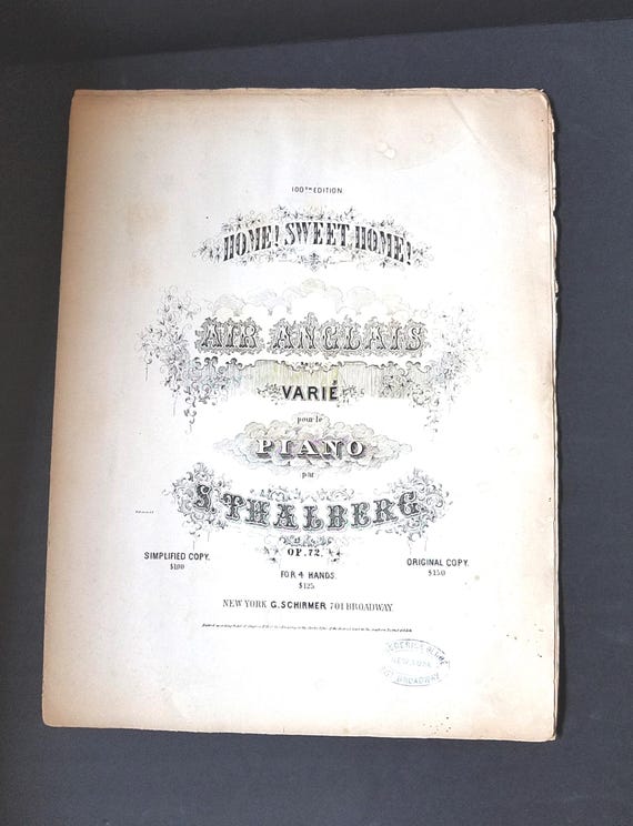 Antique Sheet Music