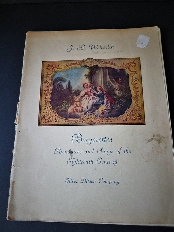 Bergerettes Songs of the 18th Century