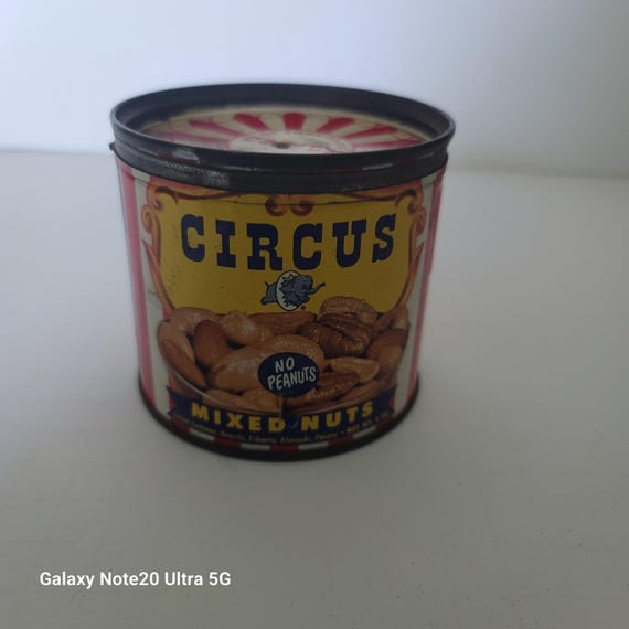 Circus Mixed Nuts Tin