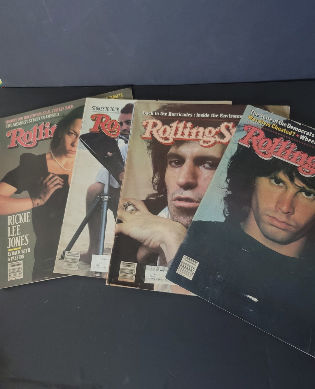 Four 1981 Rolling Stone Magazines Etsy