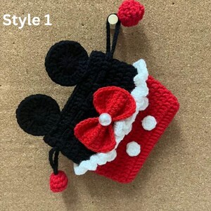 Crochet Handbag, Crochet Pattern Wool Purse, Mini Purse for Girls Kids, Shopping Bag, Summer Bag, Coin Purse, Bags for Women, Gift for Her