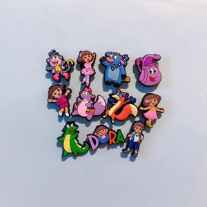 Explorer Clog Charms | Adventure Monkey Fox Cartoon Shoe Charms | Shoe Charm for kids and Adults / Sets available