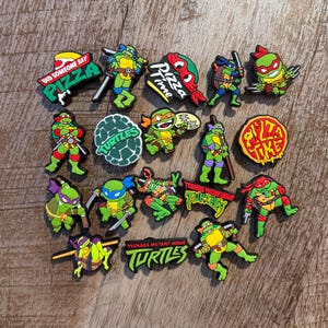 Ninja Turtles Clog Charms / TMNT Shoe Charms / Shoe Charms for kids and Teens / Shoe Charm Sets Bundle Available